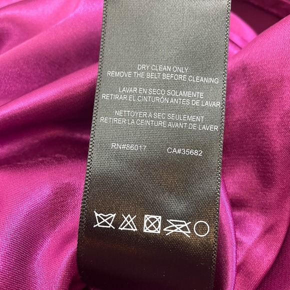 bebe‎ Womens Fuschia Hot Pink One Shoulder Tiered Bodycon Dress Size S - Picture 8 of 8